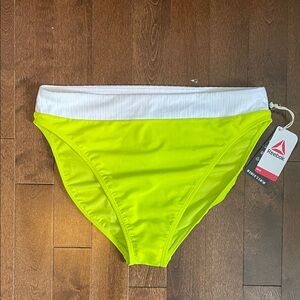 Reebok Lime and White Bikini Bottom ⭐️2 for 12⭐️